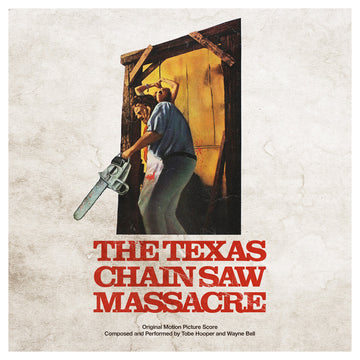 Poster for 'The Texas Chain Saw Massacre' with a person holding a chainsaw.